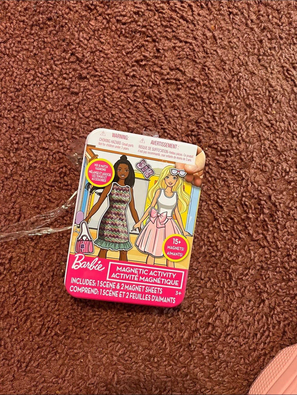 Barbie Kids Magnetic Activity Dress-Up Set - Pink